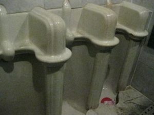 Are the urinals there sweet or what?  For some reason they had a modern one on the opposite wall.  Who uses it when you have these bad boys!?