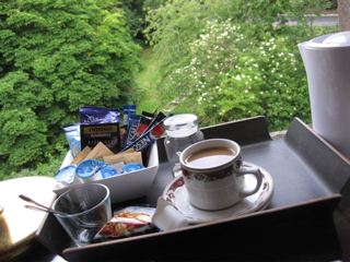 Tea in my beautiful room in Bath